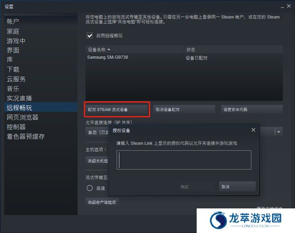 Steam link